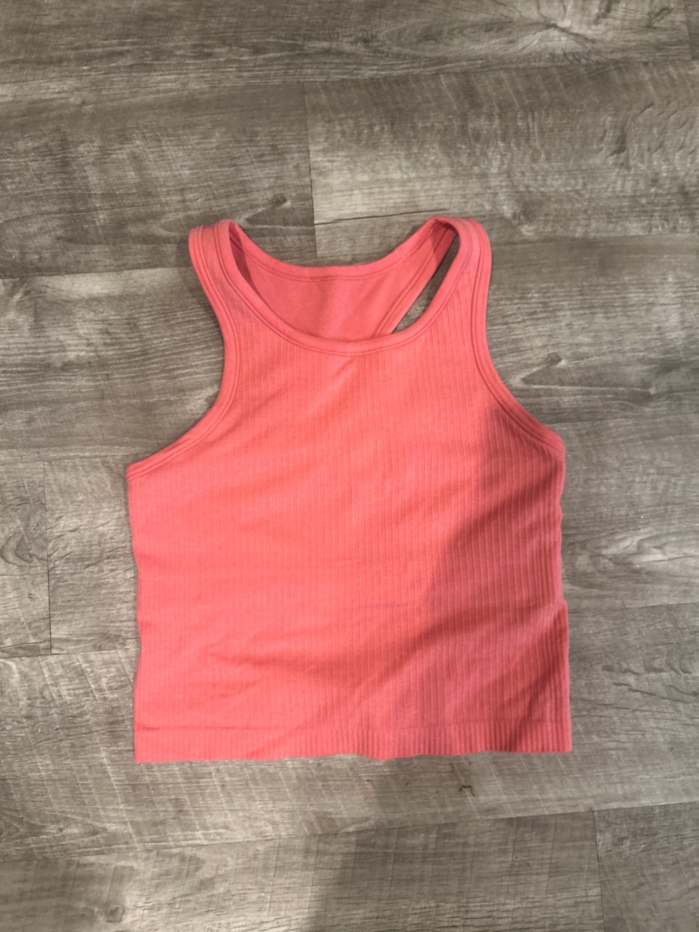 lululemon athletica Coral Ribbed Racerback Tank